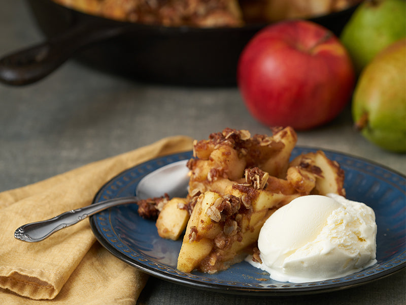 Scrumptious Apple Pie Pear Crisp